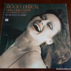 Discos de vinilo: ROCIO DURCAL - FUE TAN POCO TU CARINO - LP