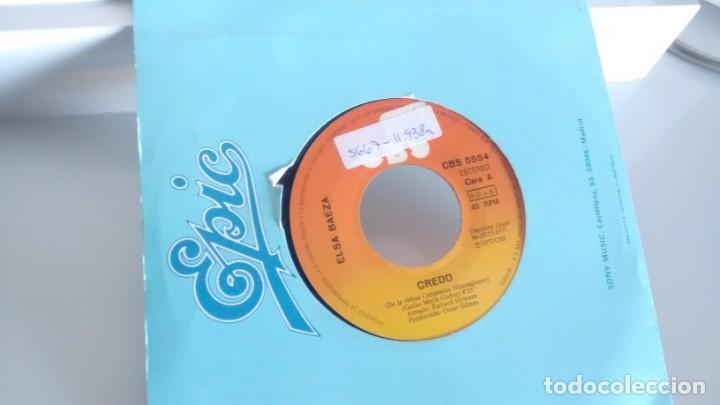 Discos de vinilo: SINGLE (VINILO) DE ELSA BAEZA A&Ntilde;OS 70 - Foto 1
