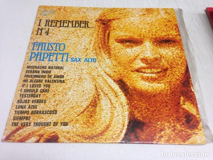 Discos de vinilo: Fausto Papetti &lrm;&ndash; I Remember N&deg; 4 --edicion 1978 - Foto 1