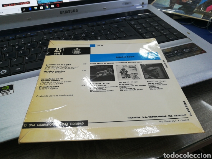 Discos de vinilo: Duane eddy ep extra&ntilde;os en la noche 1966 - Foto 2