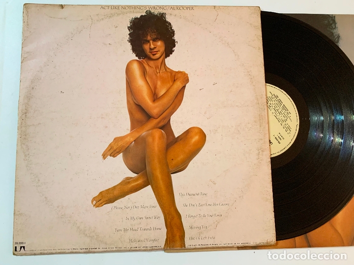 Discos de vinilo: lp disco vinilo  Al Kooper &lrm;&ndash; Act Like Nothings Wrong de 1976 - Foto 1