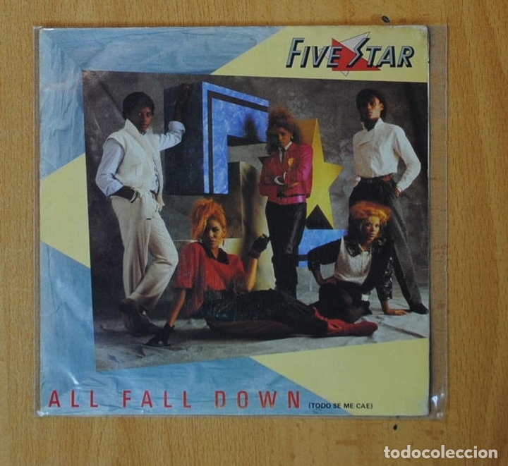 Discos de vinilo: FIVE STAR - ALL FALL DOWN - SINGLE - Foto 1