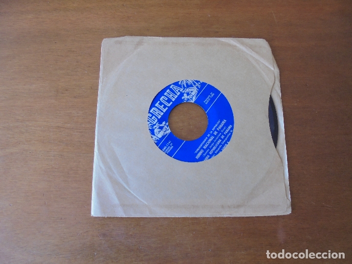 Discos de vinilo: CINCUENTENARIO DE LA REP&Uacute;BLICA. HIMNO NACIONAL DE PANAM&Aacute;. LA BANDERA PANAME&Ntilde;A.
