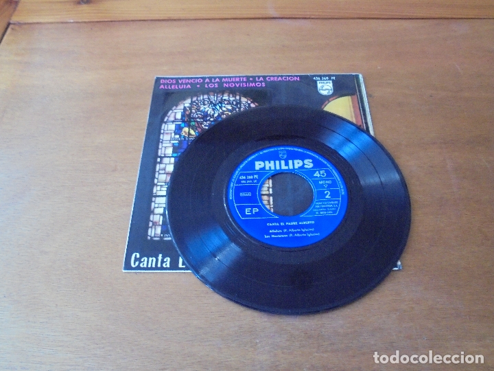 Discos de vinilo: EP (4 TEMAS) CANTA EL PADRE ALBERTO - Foto 3