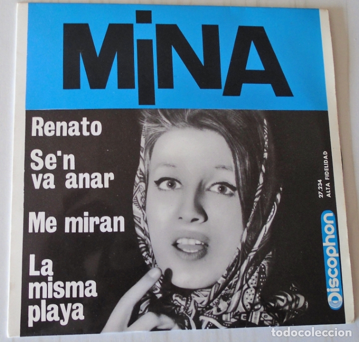 Discos de vinilo: MINA - RENATO + 3 TEMAS DISCOPHON - 1963 - Foto 1