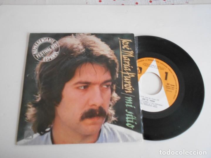Discos de vinilo: JOSE MARIA PURON-SINGLE MI SITIO - Foto 1