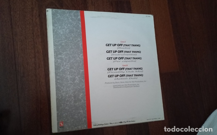 Discos de vinilo: Dsk-get up off(that thang).maxi - Foto 2