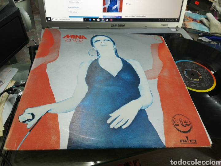 Discos de vinilo: Mina doble lp la voz Espa&ntilde;a 1978 - Foto 1