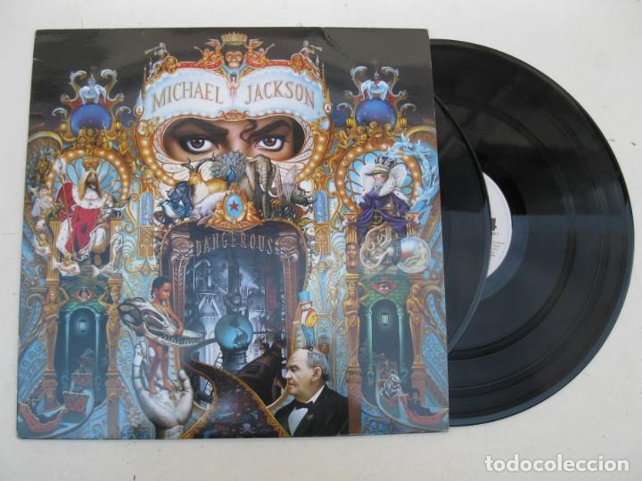 Discos de vinilo: LP DOBLE - MICHAEL JACKSON - DANGEROUS - EPIC - A&Ntilde;O 1991. - Foto 1