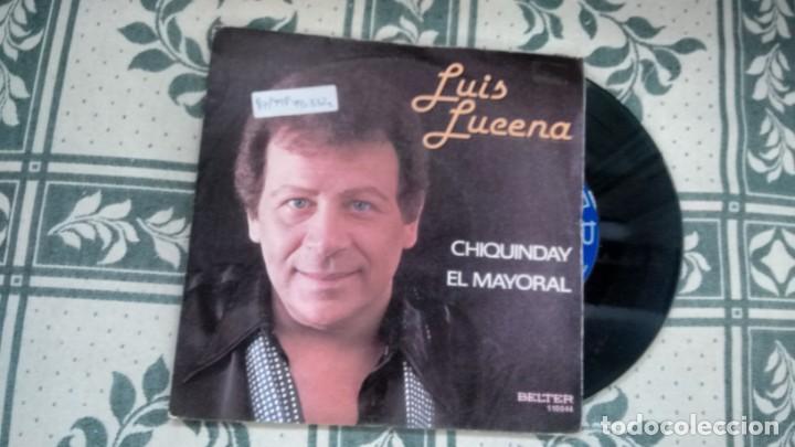 Discos de vinilo: SINGLE (VINILO) DE  LUIS LUCENA  A&Ntilde;OS 70 - Foto 1