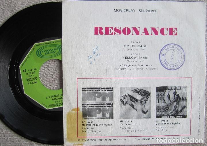 Discos de vinilo: RESONANCE: O.K. CHICAGO / YELLOW TRAIN - Foto 2