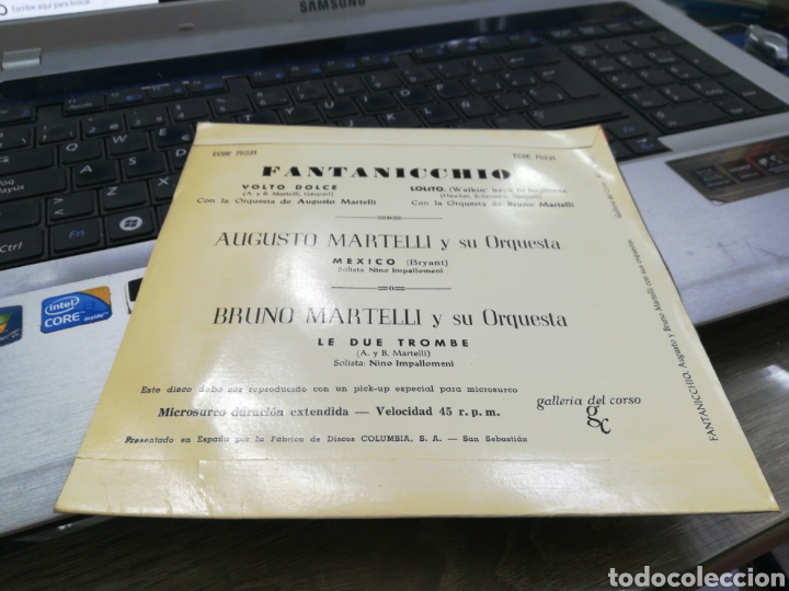 Discos de vinilo: Fantanicchio ep Espa&ntilde;a 1963 - Foto 2