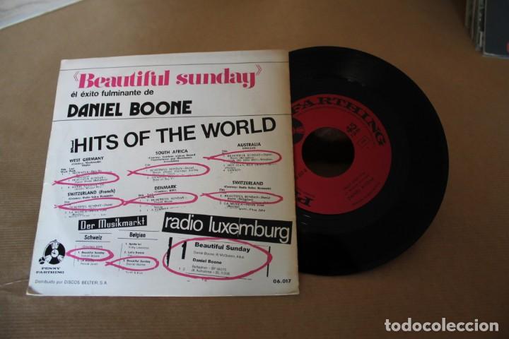 Discos de vinilo: DANIEL BOONE BEAUTIFUL SUNDAY SINGLE 1972 - Foto 2