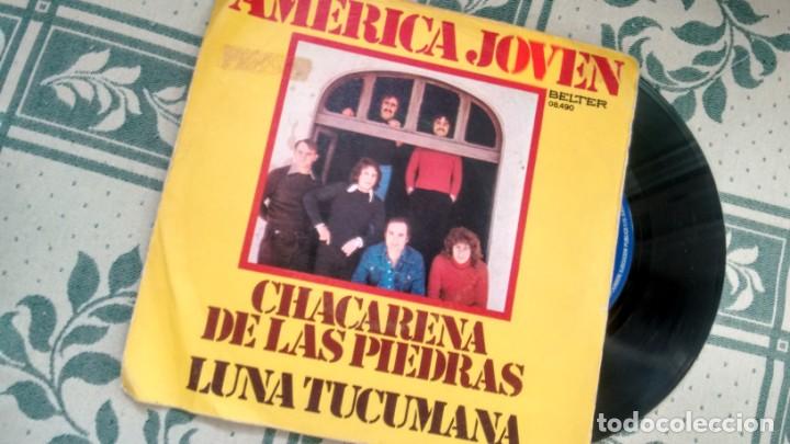 Disques de vinyle: SINGLE (VINILO) DE AMERICA JOVEN A&Ntilde;OS 70