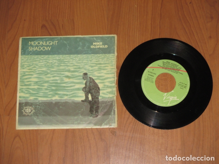 Discos de vinilo: MIKE OLDFIELD - MOONLIGHT SHADOW - SPAIN - VIRGIN - T - - Foto 1