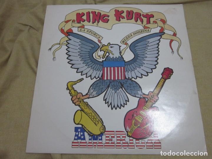 Discos de vinilo: KING KURT - AMERICA - MAXI - EDICION INGLESA DEL AÑO 1986 - 3 TEMAS. - Foto 1 - 166761218
