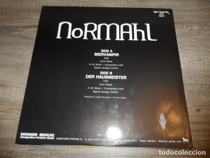 Discos de vinilo: NORMAHL - BIERVAMPIR - Foto 2