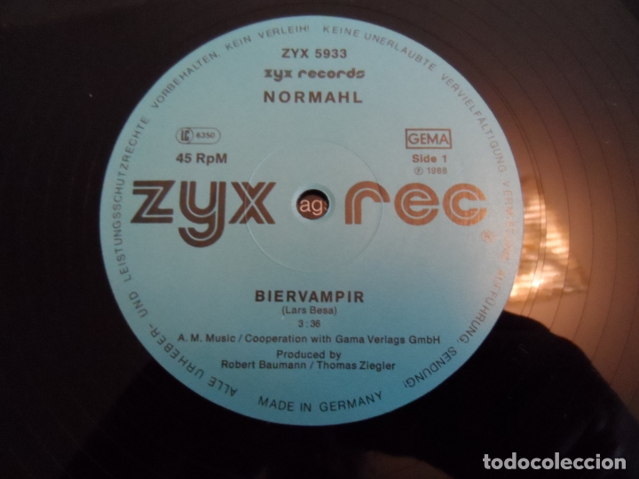 Discos de vinilo: NORMAHL - BIERVAMPIR - Foto 3