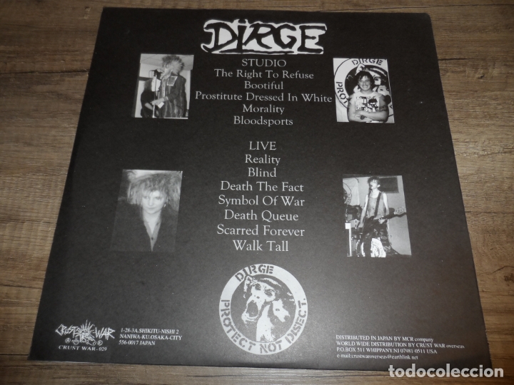 Discos de vinilo: DIRGE - SCARRED FOREVER (JAPAN 2005) - Foto 2
