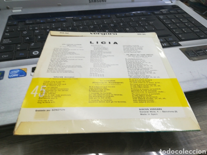Discos de vinilo: Licia ep los chicos lloran + 3 1965 - Foto 2