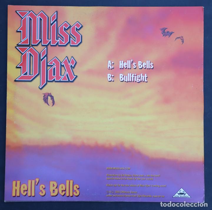 Discos de vinilo: Vinilo / Hells Bells - Miss Djax - HARD TECHNO / SCHRANZ - Foto 2