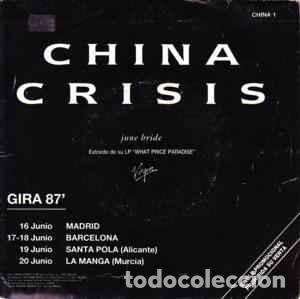 Discos de vinilo: China Crisis - June Bride - Foto 1