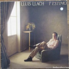 Discos de vinilo: LLUIS LLACH. T'ESTIMO. ARIOLA, I-205835. 1984, ESPAÑA. FUNDA VG+. DISCO EX.. Lote 166937192