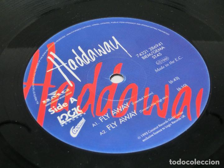 Discos de vinilo: MAXISINGLE - MAXI - HADDAWAY - FLY AWAY - 1995 - Foto 6