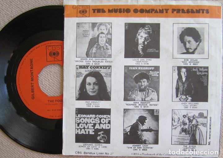 Discos de vinilo: GILBERT MONTAGN&Eacute;: THE FOOL / HIDE AWAY - Foto 2