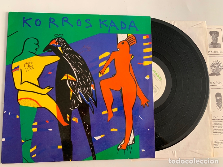 Discos de vinilo: disco lp vinilo korroskada sigo de 1990 - Foto 1