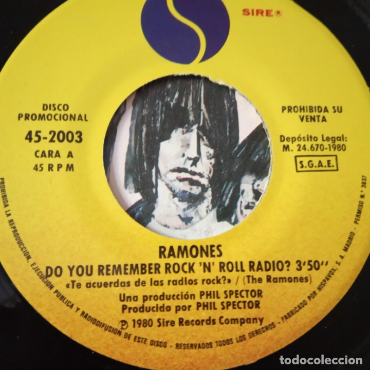 Ramones Do You Remember Rock N Roll Radio Spa Buy Vinyl Singles Punk And Hard Core Music At Todocoleccion