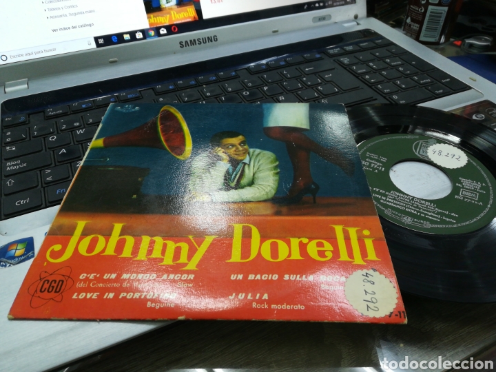Dischi in vinile: Johnny dorelli ep c'e' un mondo ancor + 3 Espa&ntilde;a 1959