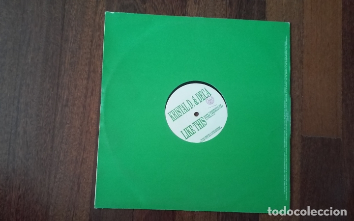 Discos de vinilo: KRISTAL D & DECA-LIKE THIS.MAXI - Foto 1
