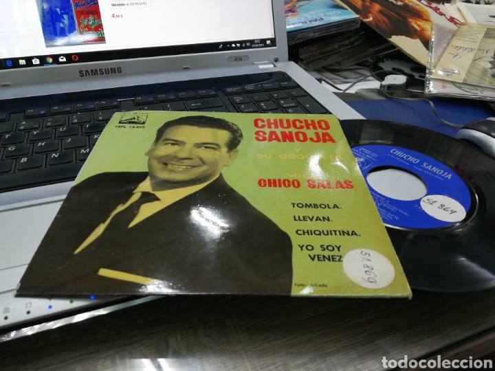 Disques de vinyle: Chucho sanoja con chico salas ep t&oacute;mbola Espa&ntilde;a 1962