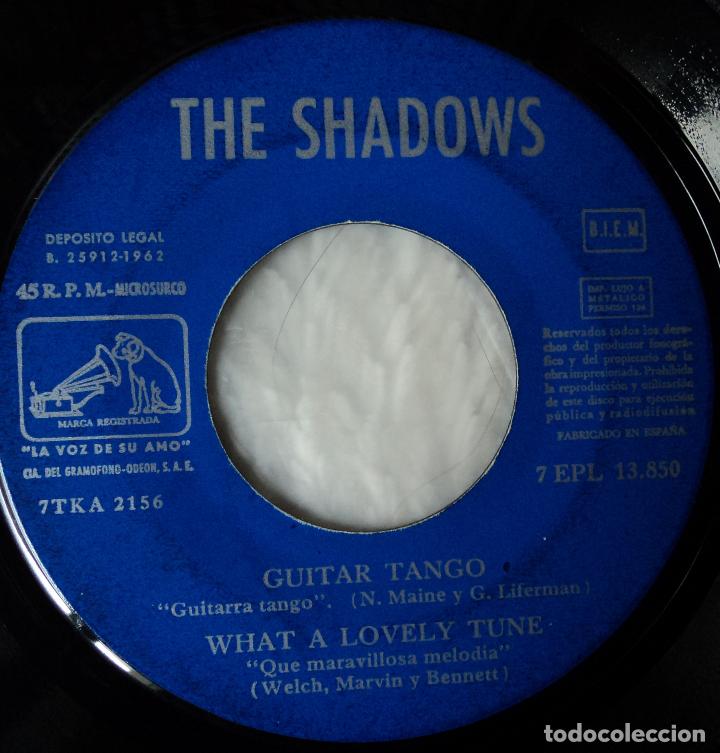 Discos de vinilo: The Shadows - Guitar Tango - Edici&oacute;n de 1962 de Espa&ntilde;a - Foto 3