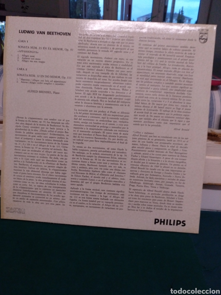 Discos de vinilo: A. brendel, Beethoven. Philips 1973 - Foto 2
