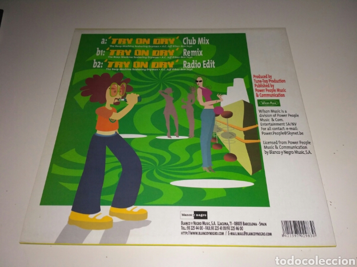 Discos de vinilo: The Beep Machine Featuring Dryman - Try On Dry - Foto 2