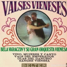 Discos de vinilo: VALSES VIENESES - BELA VARACZIN Y SU GRAN ORQUESTA VIENESA (EP ESPAÑOL, BELTER 1974). Lote 167100448
