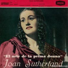 Discos de vinilo: JOAN SUTHERLAND - EL ARTE DE LA PRIMA DONNA VOL. 2 (EP ESPAÑOL, DECCA 1961). Lote 167107736