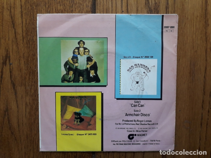 Discos de vinilo: Bad manners  -  can can  +  armchair disco - Foto 2