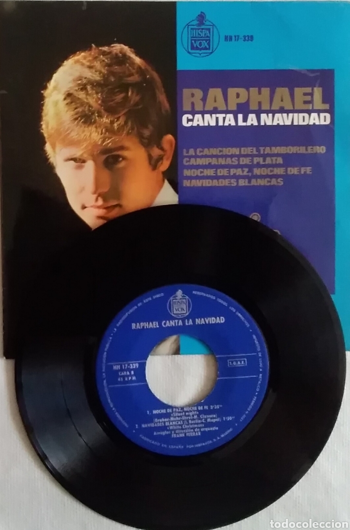Discos de vinilo: RAPHAEL-Canta la navidad - Foto 2