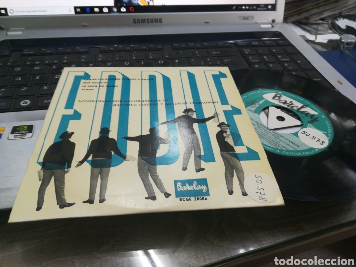 Dischi in vinile: Eddie constantine ep quand les hommes vivront d'amour + 3 Espa&ntilde;a