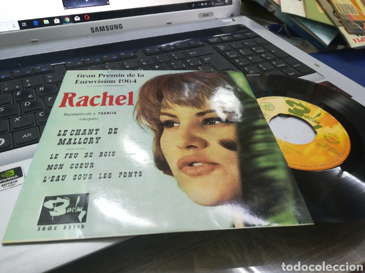 Dischi in vinile: Rachel ep Le chant de Mallory + 3 espa&ntilde;a 1964