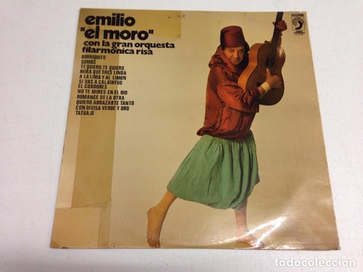 Discos de vinilo: Emilio -El Moro-Con La Gran Orquesta Filarmonica Risa &lrm;&ndash; - Foto 1