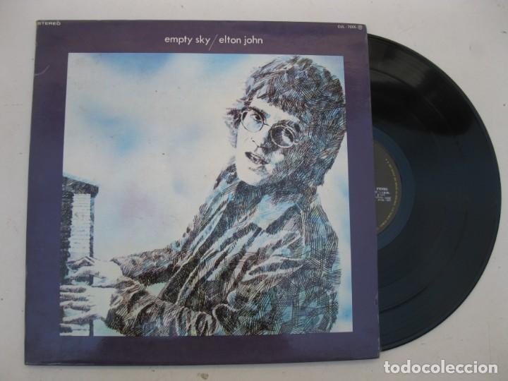 Discos de vinilo: LP - ELTON JOHN - EMPTY SKY - ZAFIRO - A&Ntilde;O 1977. - Foto 1