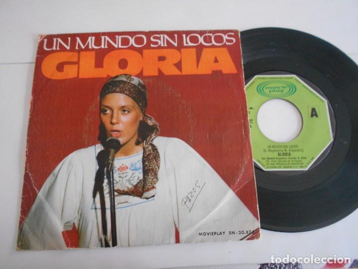 Disques de vinyle: GLORIA-SINGLE UN MUNDO SIN LOCOS