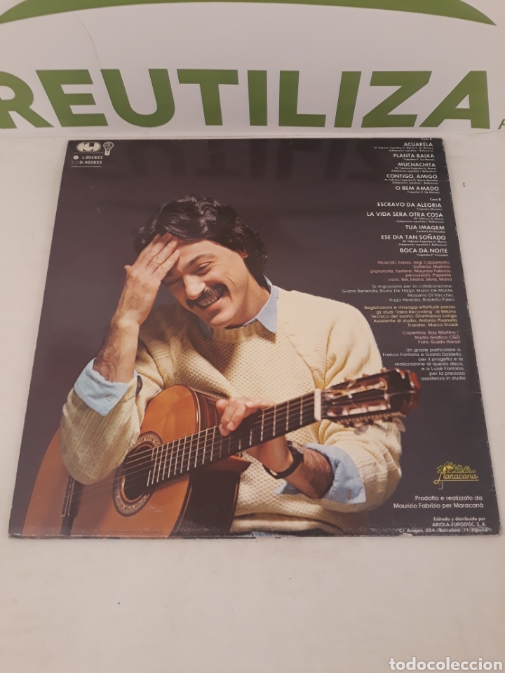 Discos de vinilo: Toquinho.Acuarela.LP. - Foto 2