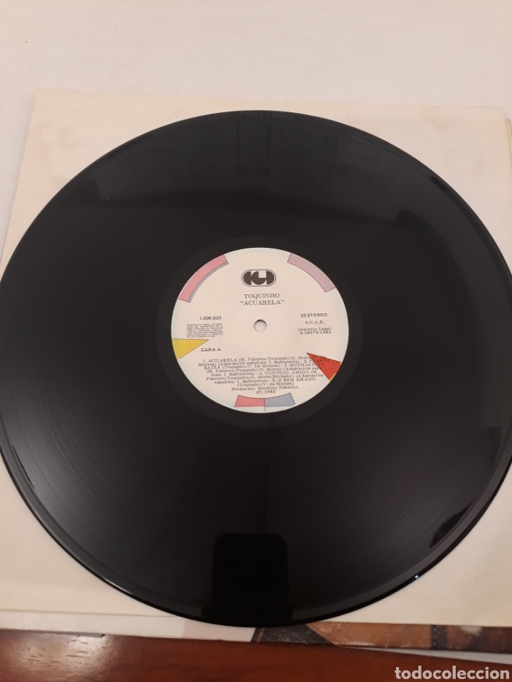 Discos de vinilo: Toquinho.Acuarela.LP. - Foto 3