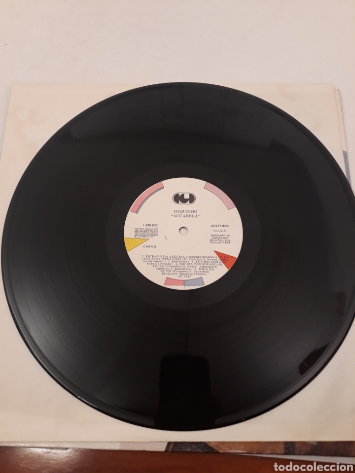 Discos de vinilo: Toquinho.Acuarela.LP. - Foto 4