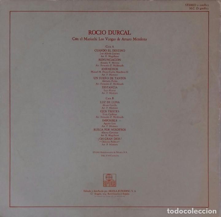 Discos de vinilo: LP Roc&iacute;o D&uacute;rcal - Foto 2